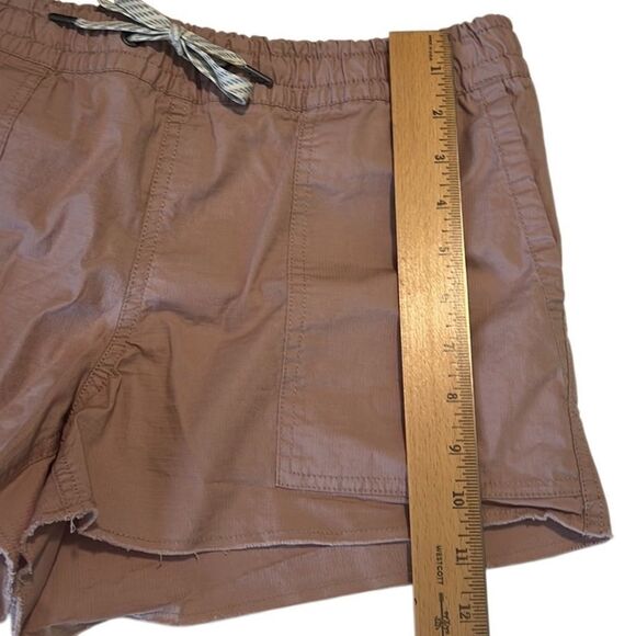 Vuori Ripstop Four Pockets Cotton Elastic Waist Raw Hem Shorts Size Small - Picture 11 of 11